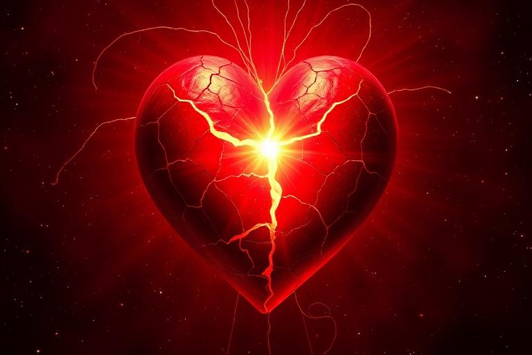 Breakup Problems — symbolic spiritual illustration